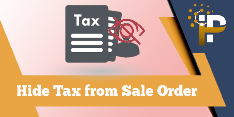 Hide Taxes from Sale Order