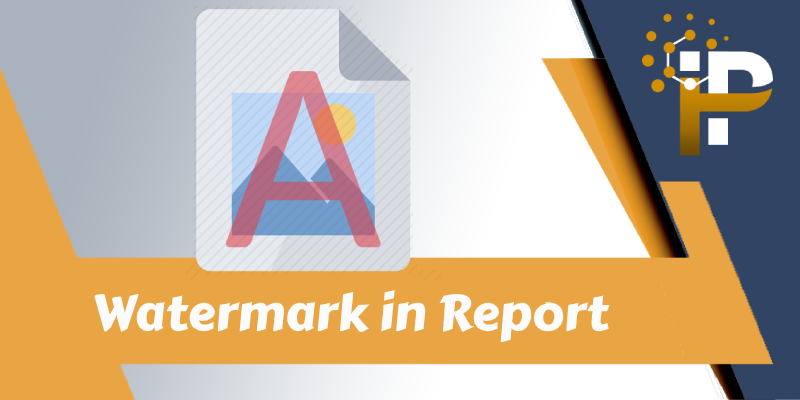 PDF Report with Image &amp; Text Watermark